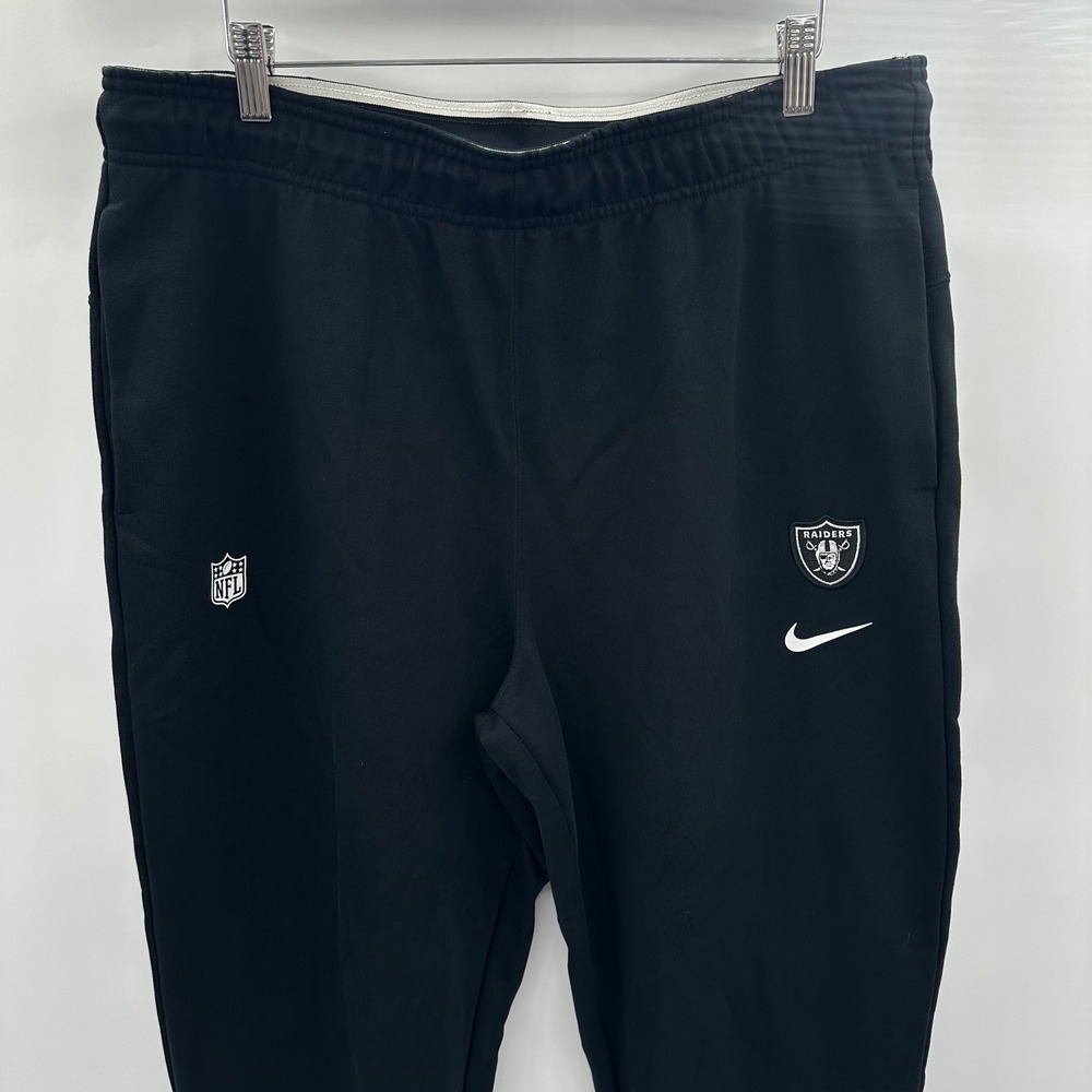 Nike Las Vegas Raiders NFL Dri-FIT Jogger Pants Mens Large L Black Sweatpants